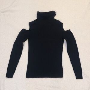 525 America Cold Shoulder Turtle Neck